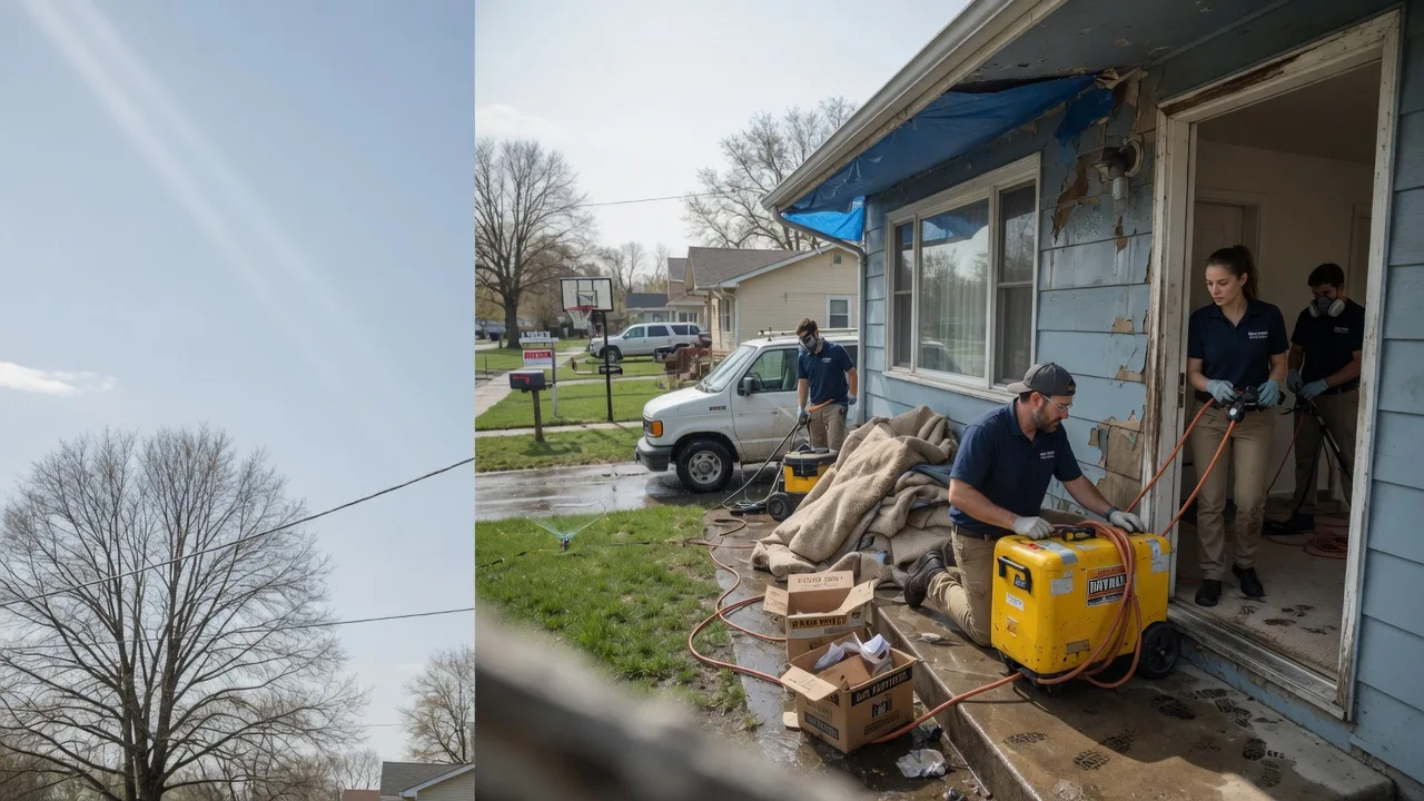 Basement Flood Cleanup in Camby, IN near me